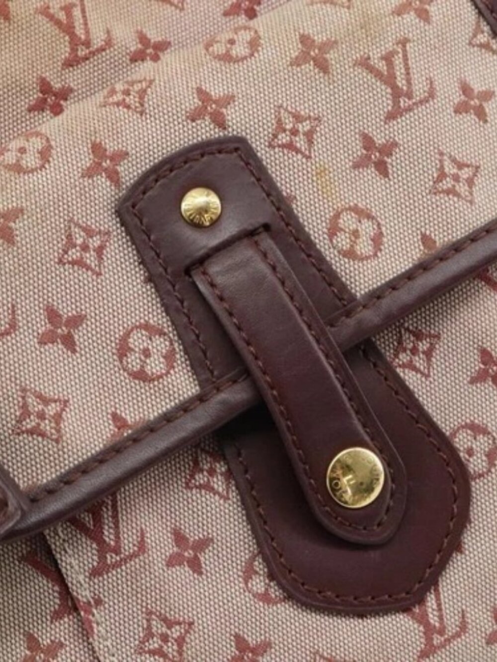 LOUIS VUITTON Monogram Mini Besace Mary Kate Shoulder Bag Red M92321 Auth BA9879 - Picture 12 of 16